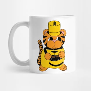 Marching Band Tiger Drum Yellow and Black Mug